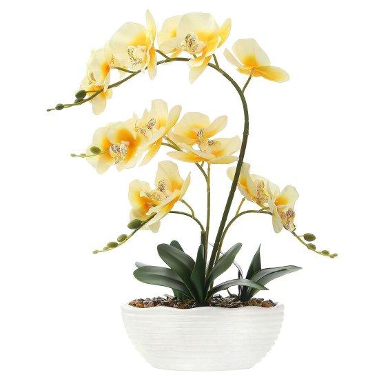 Gold Saksıda Yapay Çiçek