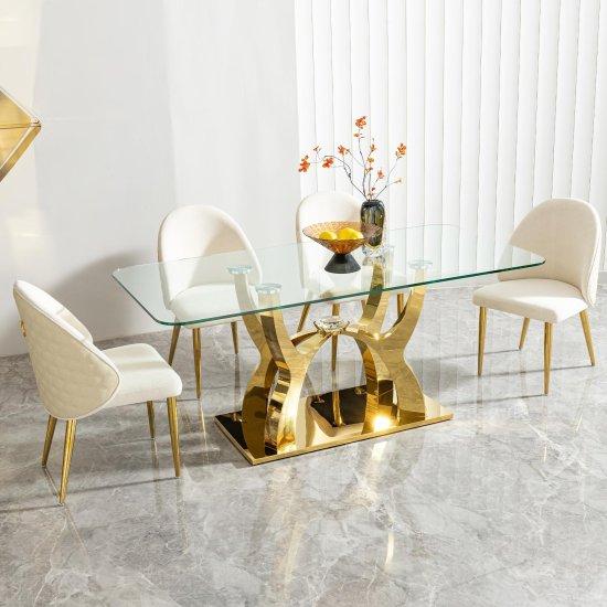 Gold Yemek Masası