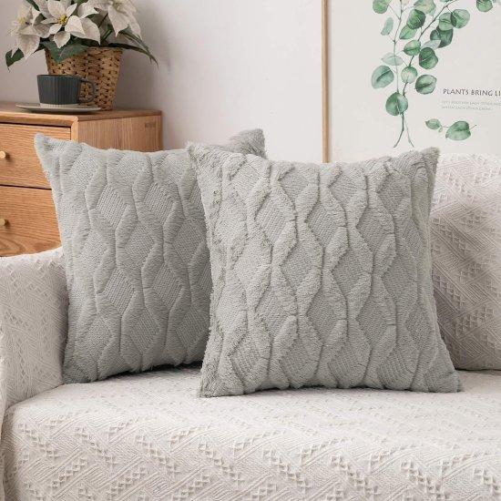 Gri Kırlent Kılıfı