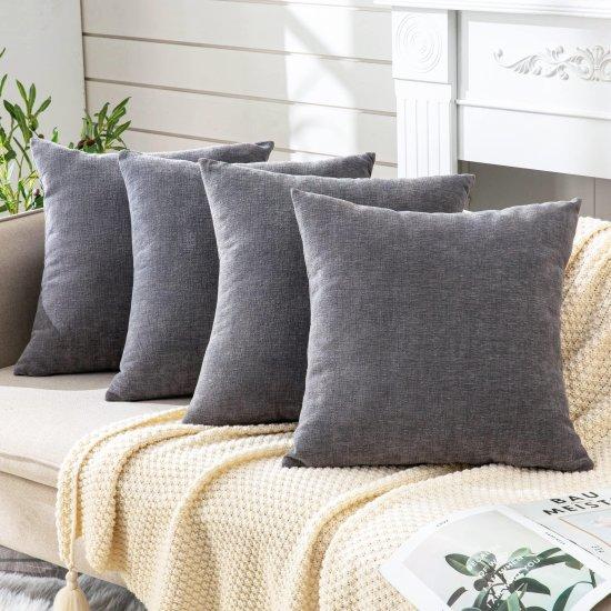 Gri Kırlent Kılıfı