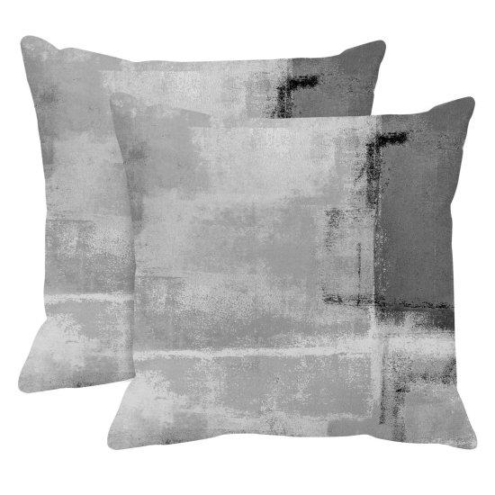 Gri Kırlent Kılıfı