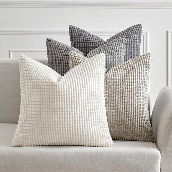 Gri Kırlent Kılıfı