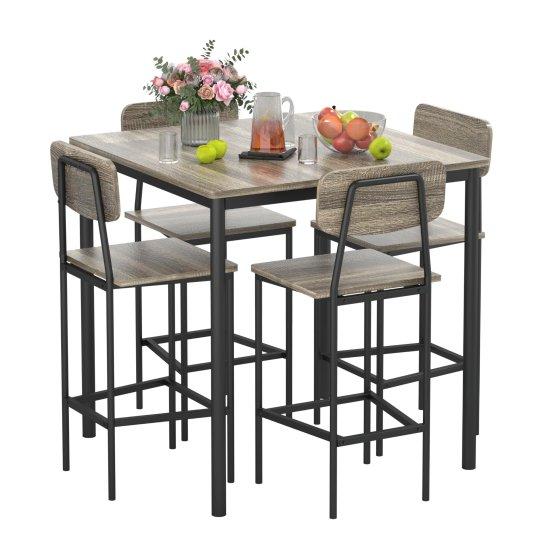 Gri Yemek Odası Takımları