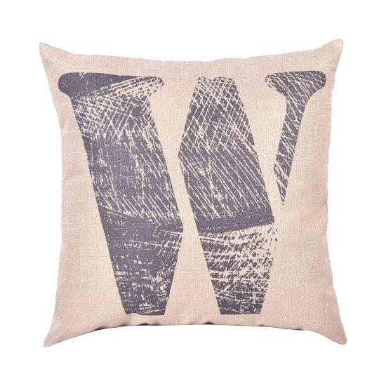 Harfli Kırlent Kılıfı