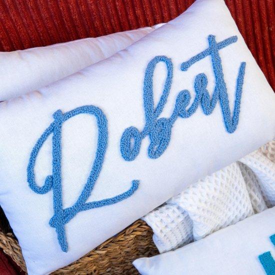 Harfli Kırlent Kılıfı