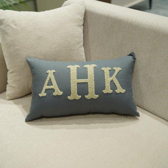 Harfli Kırlent Kılıfı