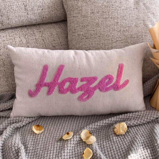 Harfli Kırlent Kılıfı