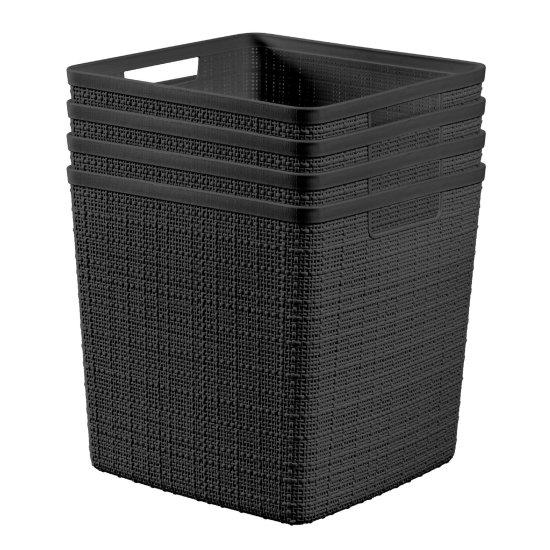 Hasır Görünümlü Plastik Sepet