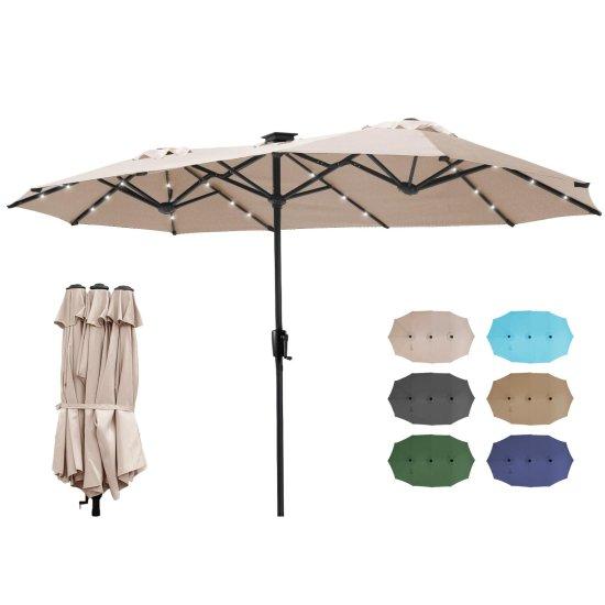 Işıklı Bahçe Şemsiyesi