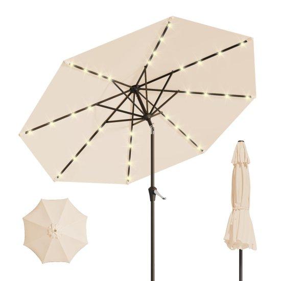 Işıklı Bahçe Şemsiyesi