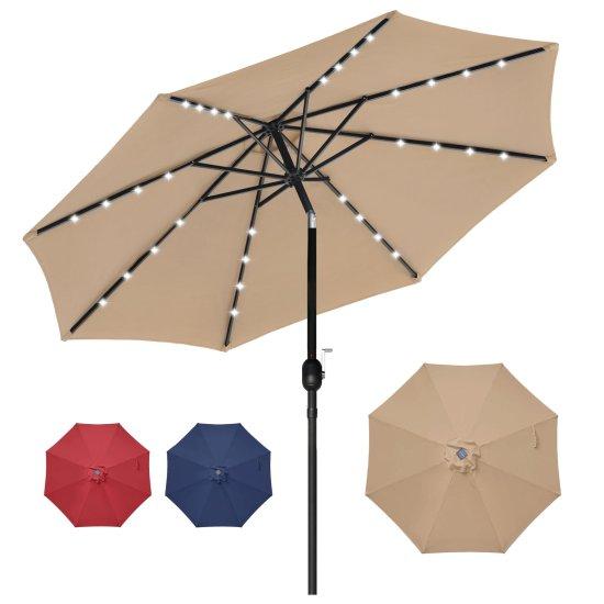 Işıklı Bahçe Şemsiyesi