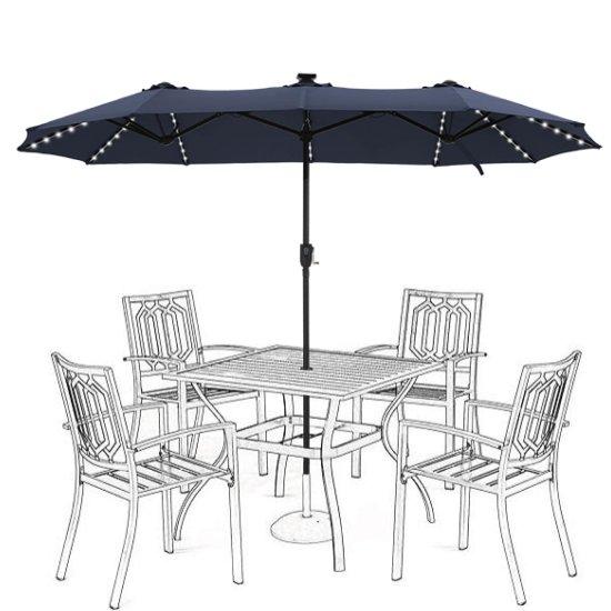 Işıklı Bahçe Şemsiyesi