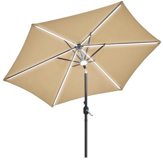 Işıklı Bahçe Şemsiyesi