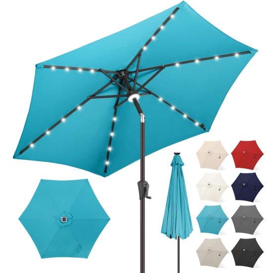 Işıklı Bahçe Şemsiyesi