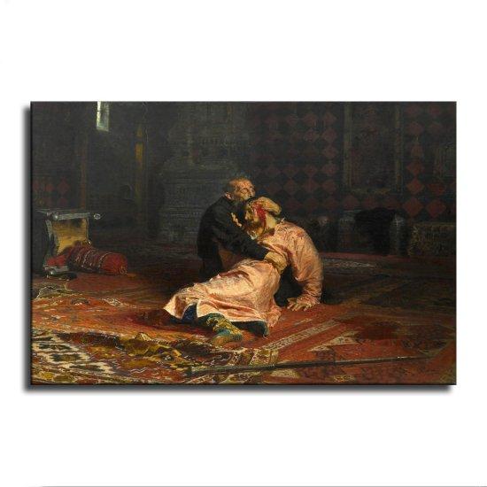 İvan The Terrible And His Son Painting