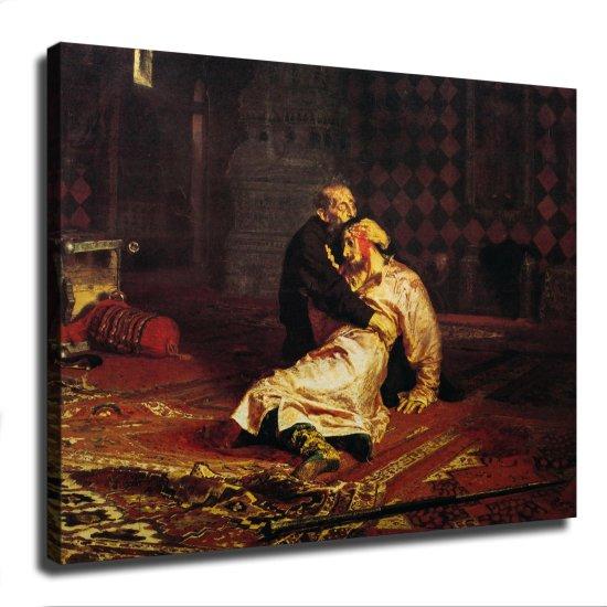 İvan The Terrible And His Son Painting