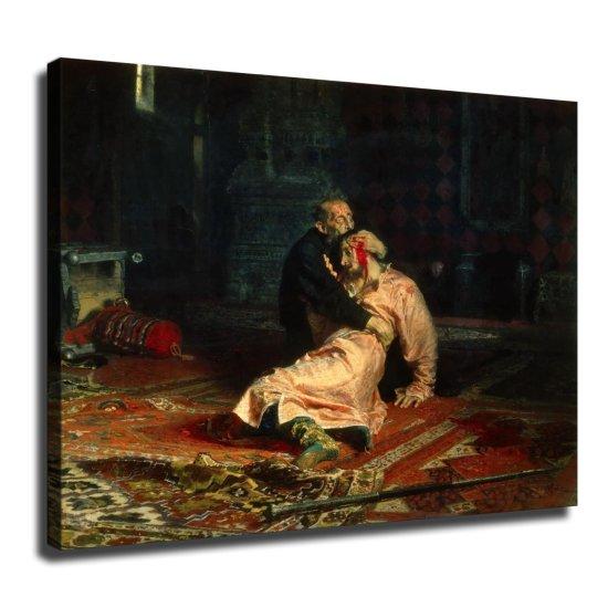 İvan The Terrible And His Son Painting