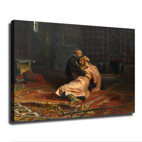 İvan The Terrible And His Son Painting