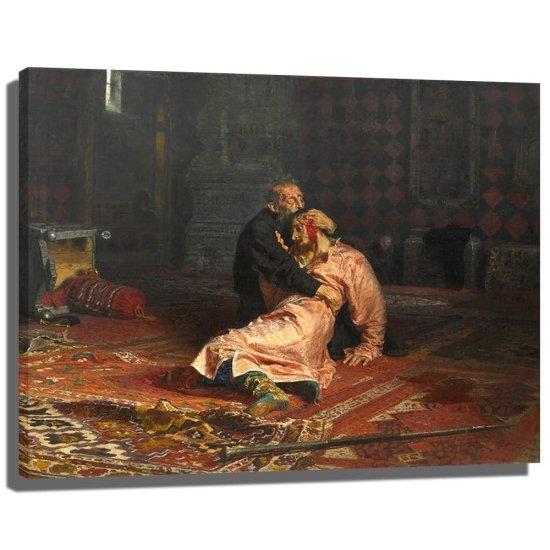İvan The Terrible And His Son Painting