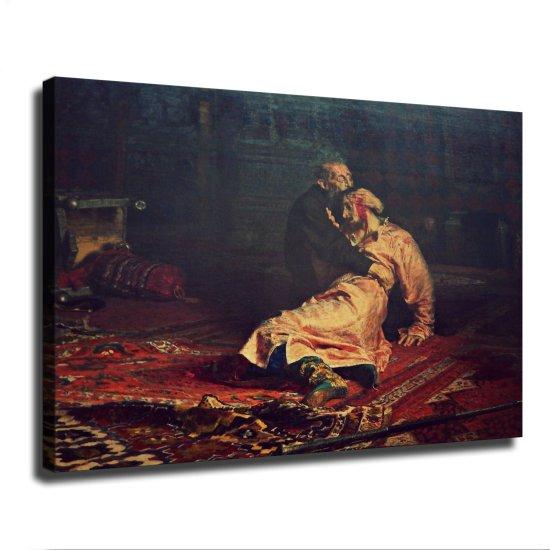 İvan The Terrible And His Son Painting