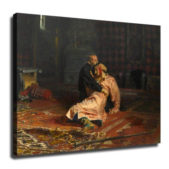 İvan The Terrible And His Son Painting