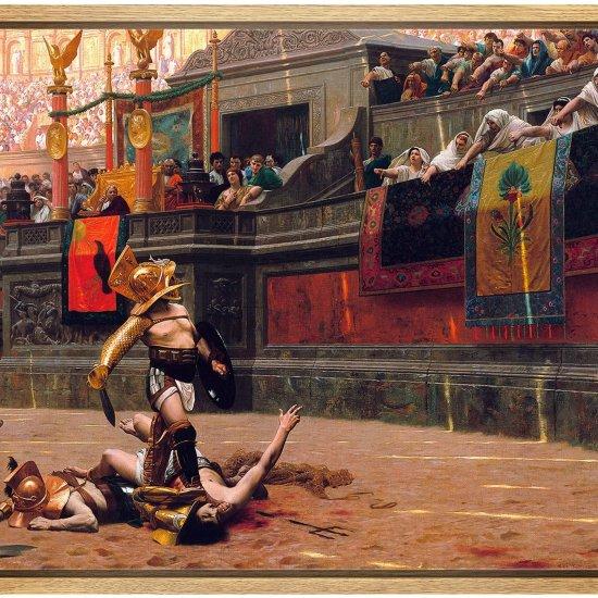 Jean Leon Gerome Pollice Verso Tablo