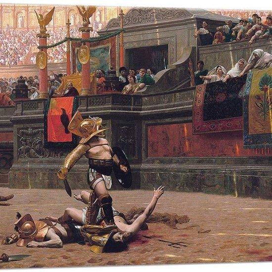 Jean Leon Gerome Pollice Verso Tablo