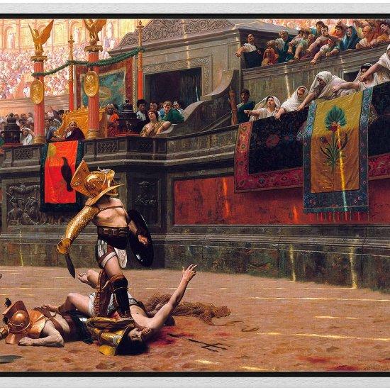 Jean Leon Gerome Pollice Verso Tablo