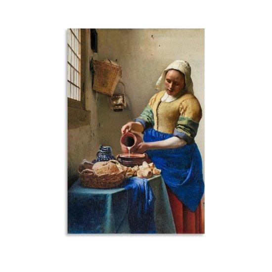 Johannes Vermeer Süt Döken Kadın