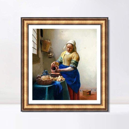 Johannes Vermeer Süt Döken Kadın
