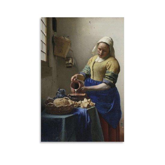 Johannes Vermeer Süt Döken Kadın