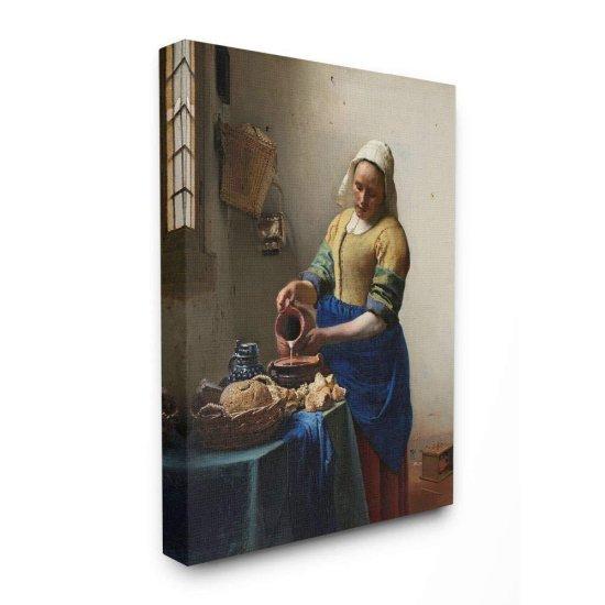 Johannes Vermeer Süt Döken Kadın