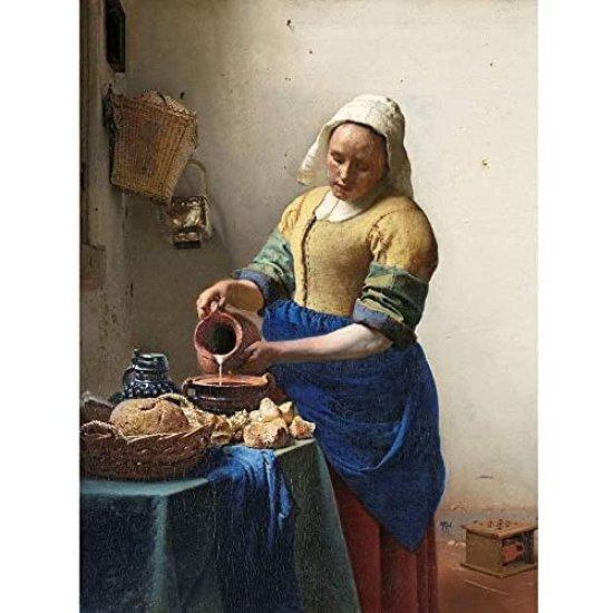 Johannes Vermeer Süt Döken Kadın