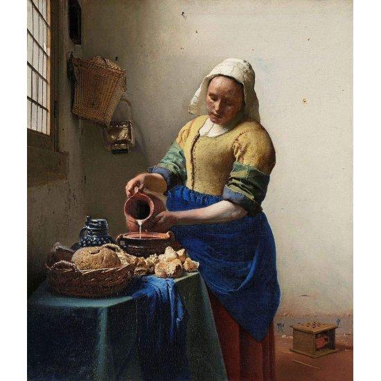Johannes Vermeer Süt Döken Kadın