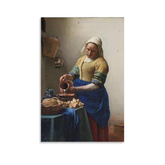 Johannes Vermeer Süt Döken Kadın