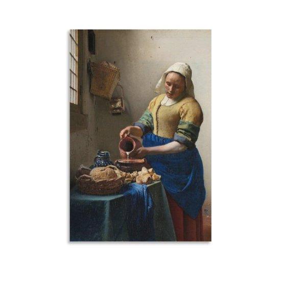 Johannes Vermeer Süt Döken Kadın