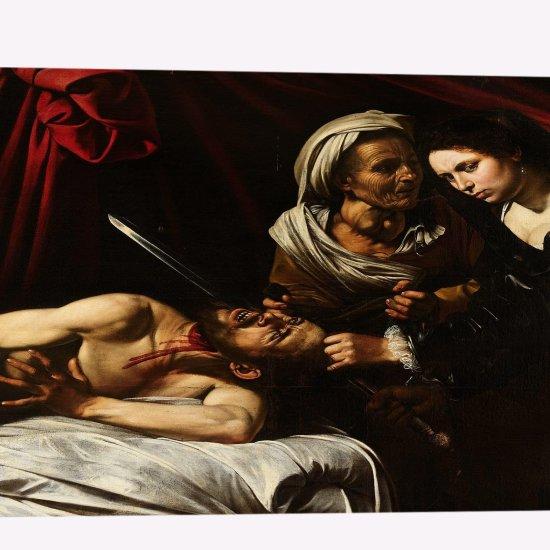 Judith Holofernes'in Başını Keserken