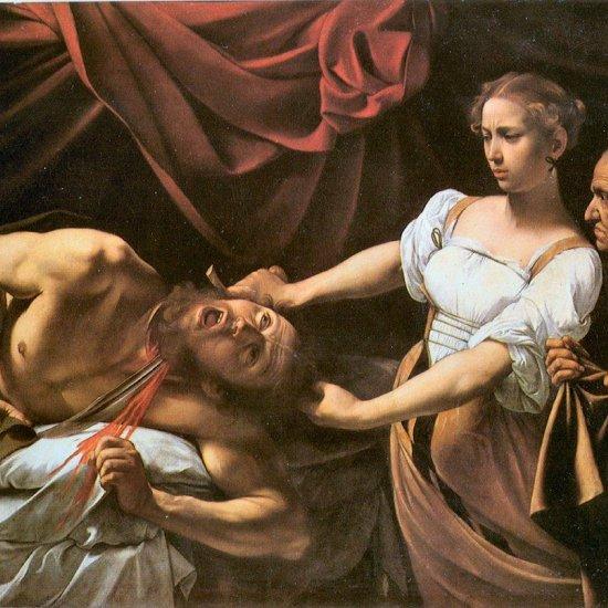 Judith Holofernes'in Başını Keserken