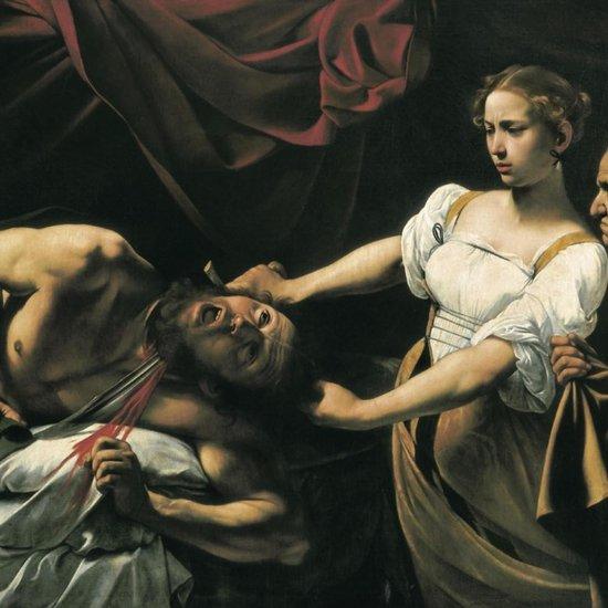 Judith Holofernes'in Başını Keserken