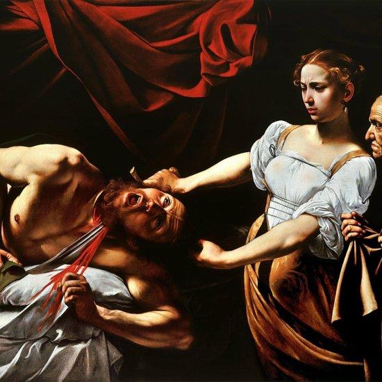 Judith Holofernes'in Başını Keserken