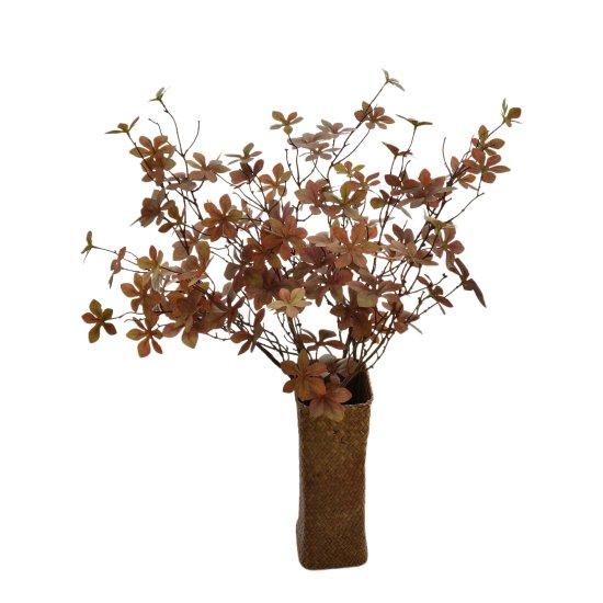 Kahverengi Çiçekler Yapay
