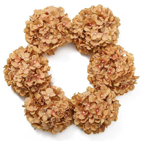 Kahverengi Çiçekler Yapay