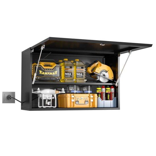 Kapaklı Duvar Rafı