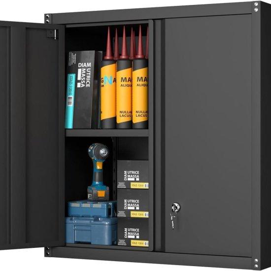 Kapaklı Duvar Rafı