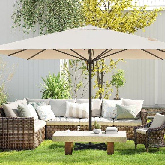 Kare Bahçe Şemsiyesi