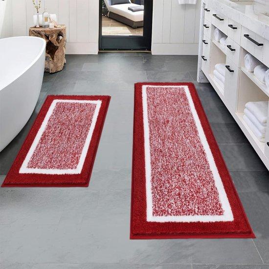 Kırmızı Banyo Paspası