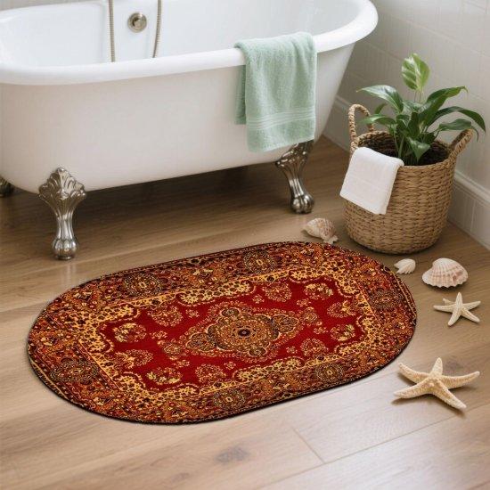 Kırmızı Banyo Paspası