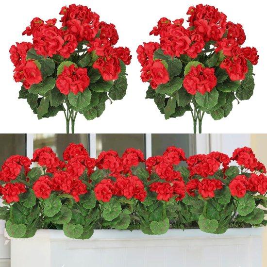 Kırmızı Frenk Gülü Yapay