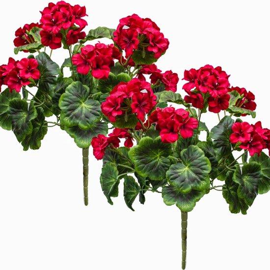 Kırmızı Frenk Gülü Yapay