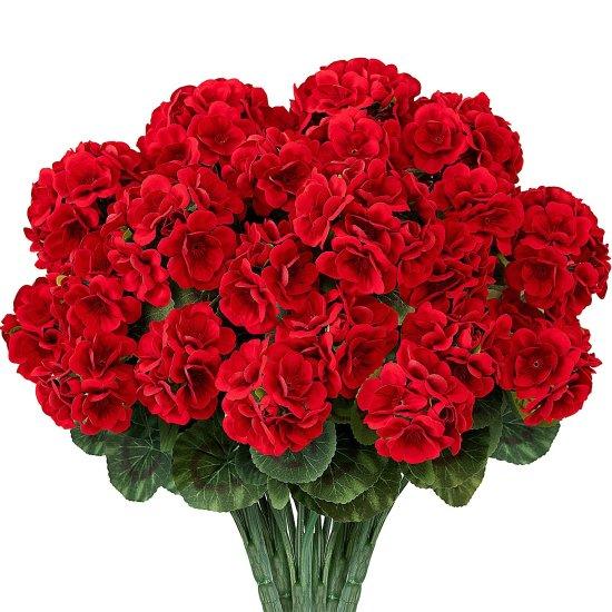 Kırmızı Frenk Gülü Yapay